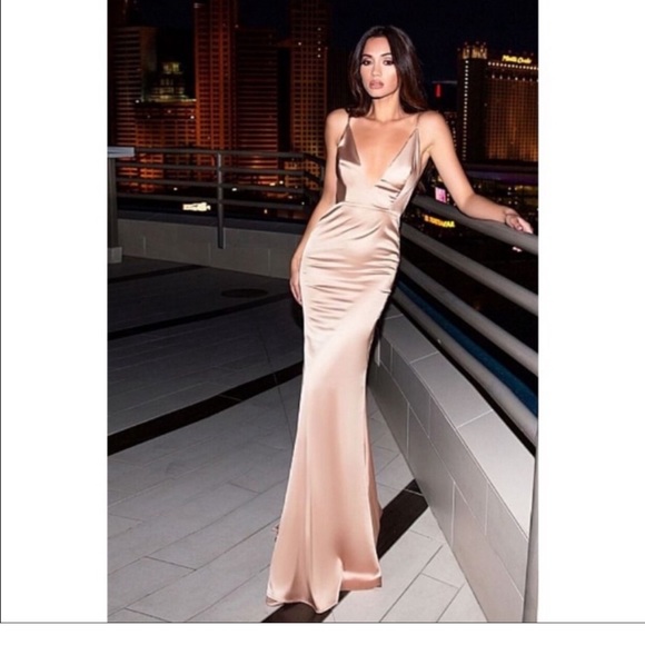 Abyss by Abby Unleashed dress in Champagne - Picture 3 of 4